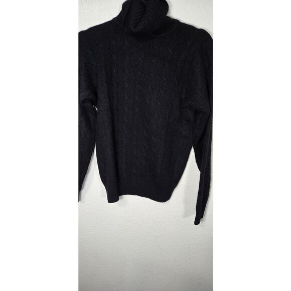 Ralph Lauren Cable-Knit Cashmere Turtleneck size m - Picture 4 of 8